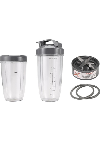 Nutribullet Karıştırıcıları Için Blender Yedek Parçaları 600W/900W/PRO - Extractor Blade &amp; 32OZ Büyük Bardak ve 24OZ Büyük Kupalar (Yurt Dışından) modelleri