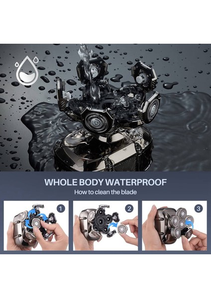 Kel Erkekler Için Kafa Tıraş Makinesi Elektrikli Tırnaklar Yükseltme Döner Tıraş Makinesi En Iyi Çırpıcı Insan Için Şarj Edilebilir Kel Erkek Ustura (Yurt Dışından) fiyatları