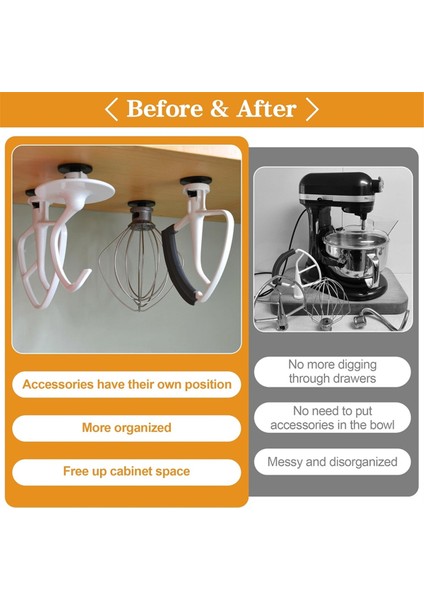 Kitchenaid Için Stand Mixer Ek Tutucuları 4.5-5qt Mikser Ekleri Esnek Kenar Çırpıcı Aksesuarları (Yurt Dışından) fiyatları