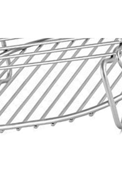 Airfryers Için Raf Ev Air Fritöz Çift Katmanlı Hava Fritözü Raf Izgara Barbekü Malzemeleri Beş Itiraz Yuvarlak (Yurt Dışından) modelleri