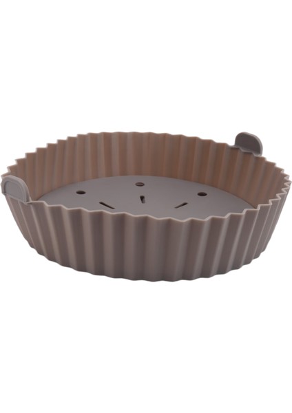 Hava Fritöz Astarı, 10 Inç Yeniden Kullanılabilir Silikon Hava Fritöz Tenceresi, Yapışmaz Yağ Filtresi Tasarımı, Hava Fritözü Kahverengi Için 22 cm (Yurt Dışından) modelleri
