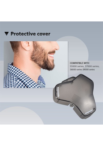 Philips Shaver SH50 S7000 S8000 S9000 Serisi S5000 Yeni Honeycin Serisi Için Kafa Koruma Kapağı Kapağını Değiştirin (Yurt Dışından) fırsatları