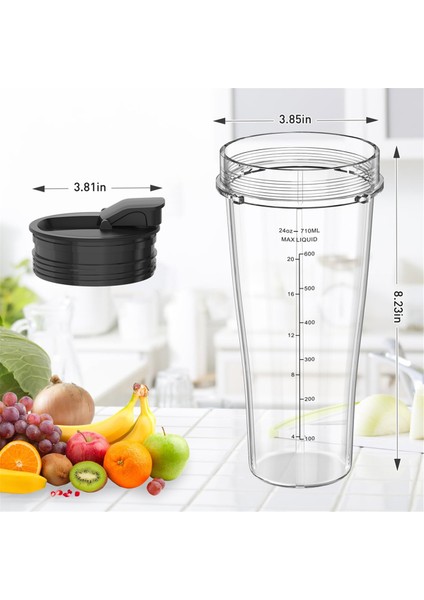 Ninja Için Blender Yedek Parçaları, Kapaklı 24OZ Ninja Blender Bardakları, Nutri Ninja Otomatik Iq Blender Için Blender Blade (Yurt Dışından) fiyatları