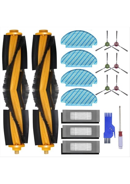 Ecovacs Deebot T8, T8+, T9+ 950 920 Ana Yan Fırça Filtreli Paspaslar Için (Yurt Dışından)