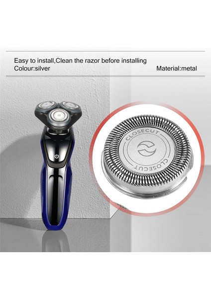 3 Adet Yedek Tıraş Makinesi Kafa Bıçağı Kesiciler Philips Norelco Hq4 HQ58 HQ56 HQ80 (Yurt Dışından) indirimleri