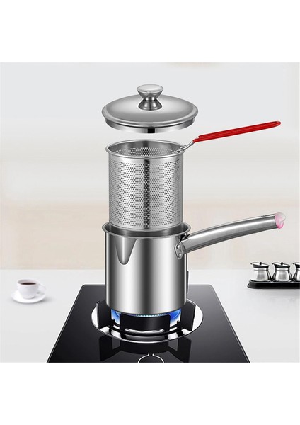 Derin Fritöz Tenceresi, Küçük Fritöz Tenceresi, Çok Amaçlı Paslanmaz Çelik Sepetler, Aşınmaya Dayanıklı Tava, Derin Fritöz, Ev Için Pişirme Kap (Yurt Dışından) fırsatları