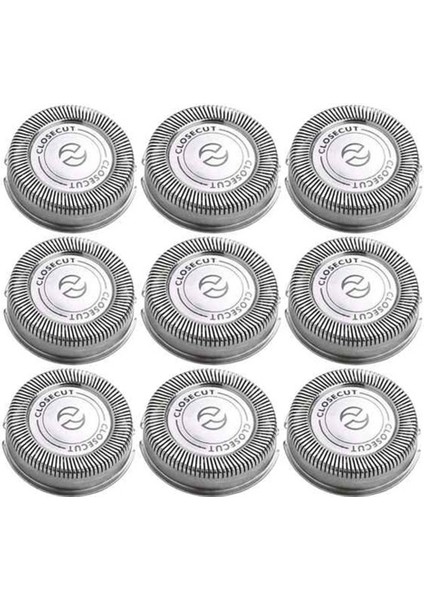 9 Paket Tıraş Alın Kesici Yedek Bıçağı Philips Norelco Hq4 HQ30 HQ40 HQ46 HQ130 HQ912 HQ481 HQ6695 PQ208 (Yurt Dışından)