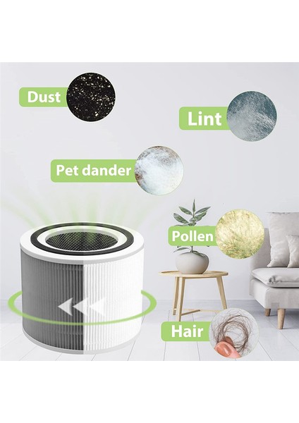 2 Levoit Çekirdeği Için Paket Değiştirme Filtresi 300 300S Vortexair 3-1 Arada Aktif Karbon Çekirdeği 300 Filtre, Parça Çekirdeği 300-RF (Yurt Dışından) modelleri