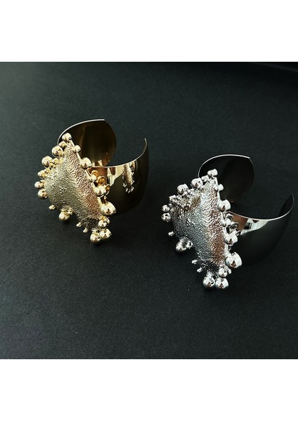 Büyük Kalpli Parlak Geniş Bileklik (Yurt Dışından) fiyatları