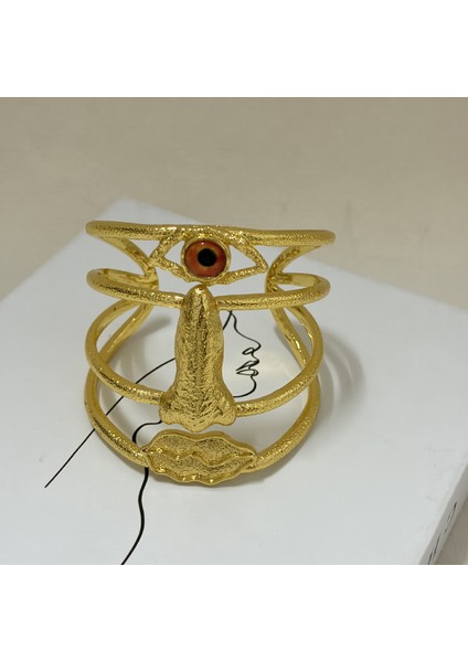 A Tılı Delikli Çok Katmanlı Burun, Göz ve Dudak Bileziği (Yurt Dışından) modelleri