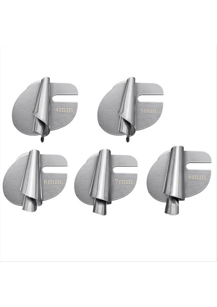 5pcs Dikiş Haddelenmiş Hemmer Ayağı, Dikiş Makinesi Baskı Ayağı Hemmer Ayağı (4/5/6/7/8mm) (Yurt Dışından)