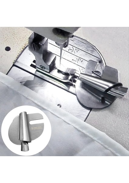 5pcs Dikiş Haddelenmiş Hemmer Ayağı, Dikiş Makinesi Baskı Ayağı Hemmer Ayağı (4/5/6/7/8mm) (Yurt Dışından) modelleri