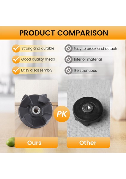 4pcs Yedek Yedek Parçalar Bıçak Dişli Blender Blender Meyve Sesi Parçaları Sihirli 250W (Yurt Dışından) indirimleri