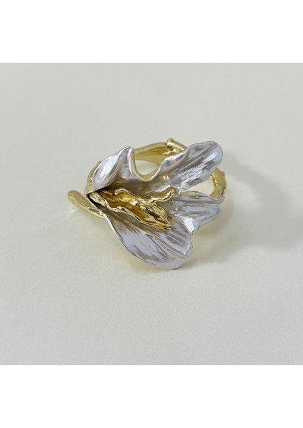 Emaye Altın-Beyaz Çarpışan Renkli Lale Çiçekli Bileklik (Yurt Dışından) modelleri