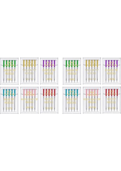 6 Boyutlar Evrensel Dikiş Makinesi Iğneleri Normal Point Düz Şeyli Iğne Şarkıcı Kardeş, Janome 60 Pcs Için Uyumlu (Yurt Dışından)