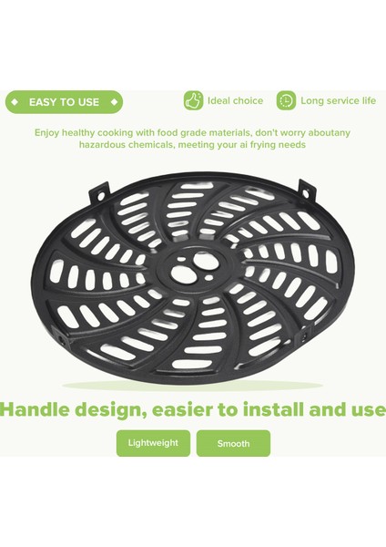 Gourmia GAF698/GAF686 Için Hava Fritöz Grill Tepsisi 6qt Hava Fritözü Yapışmaz Hava Fritöz Izgara Pan Kırbaz Plaka Bulaşık Makinesi Güvenli (Yurt Dışından) indirimleri