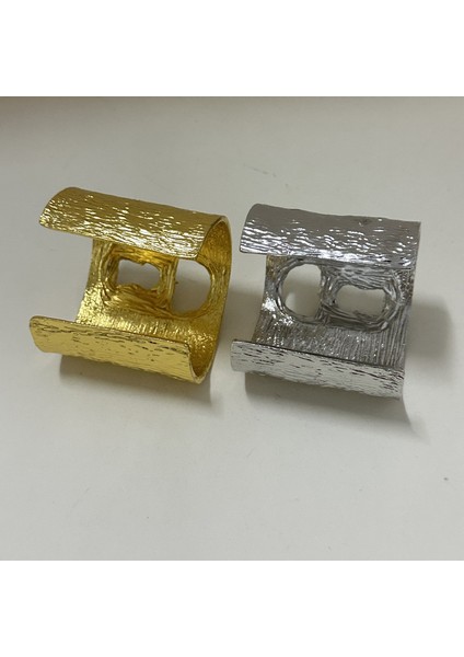 Metal Dokulu Siyah Altın Damla Yağlı Kilitli Geniş Bileklik (Yurt Dışından) indirimleri