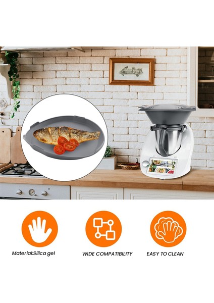 Pişirme Makinesi Silikon Tepsisi Thermomix Tm6 Tm6 Tm5 TM31 Pişirme Tepsisi Mat Buharlı Bulma Plakası Pan Mutfak Aksesuarı (Yurt Dışından) fırsatları