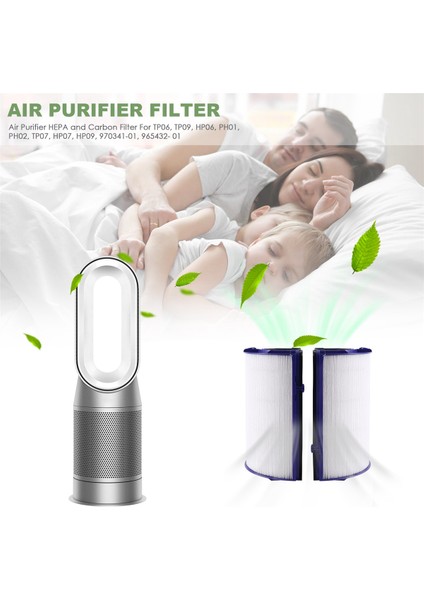 Dyson TP06, TP09, HP06, PH01, PH02, TP07, HP07, HP09, 970341-01, 965432-01 Için Hava Temizleyici Hepa ve Karbon Filtresi (Yurt Dışından) fırsatları