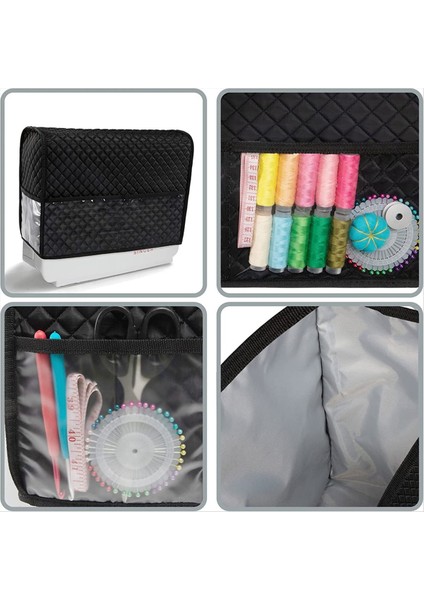 Dikiş Makinesi Toz Kapağı Dikiş Makinesi Depolama Çantası Dikiş Makinesi Çantası Ekstra Cep (Yurt Dışından) indirimleri