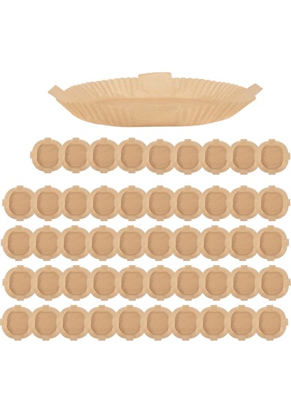 Hava Fritöz Teslim Edilebilir Kağıt Astarlar, 50 Adet 7.9 Inç Kare Çubuk Olmayan Parşömen Astarları, Hava Fritöz Sepetleri Için Yağa Dayanıklı (Yurt Dışından) modelleri