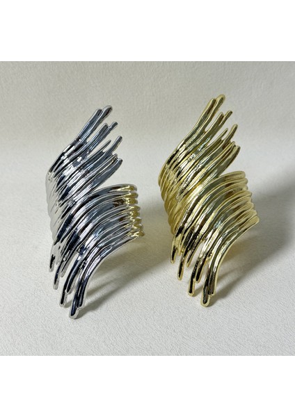 Dalgalı Akış Şekilli Dişli Açılır Yay Bileklik (Yurt Dışından) fiyatları