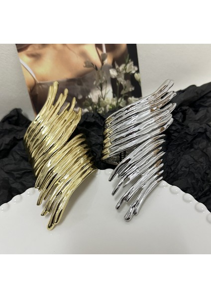 Dalgalı Akış Şekilli Dişli Açılır Yay Bileklik (Yurt Dışından) modelleri