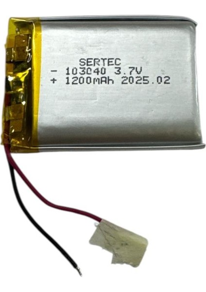 103040 3.7V 1200MAH Li-Polymer Pil DEVRELI/1.5A fırsatları