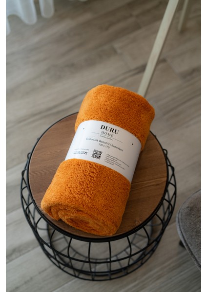 Duru-Home Welsoft Tv Battaniyesi 120×170 – Ekstra Soft & Yumuşak – Hardal indirimleri