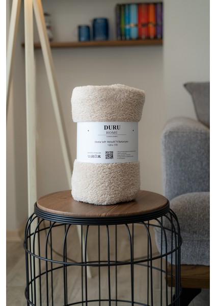Duru-Home Welsoft Tv Battaniyesi 120×170 – Ekstra Soft & Yumuşak – Bej indirimleri