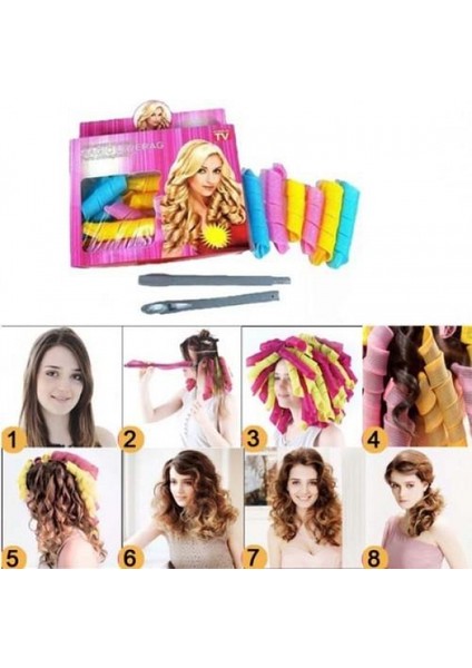 Saç Bigudisi 18 Adet - Magic Leverage fiyatları