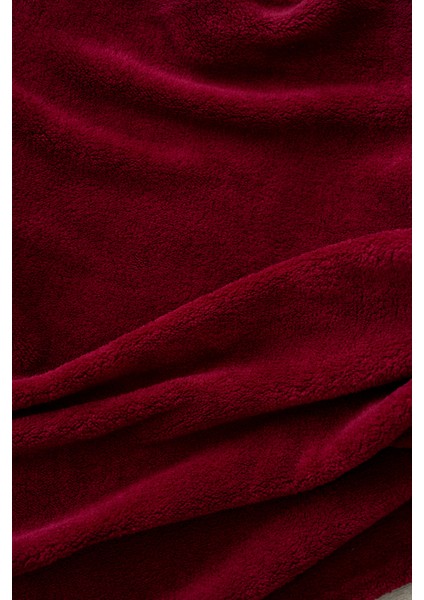 Duru-Home Welsoft Tv Battaniyesi 120×170 – Ekstra Soft & Yumuşak – Bordo modelleri