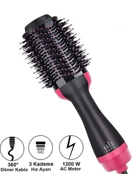 Saç Şekillendirici ve Saç Düzleştirici Fön Tarağı