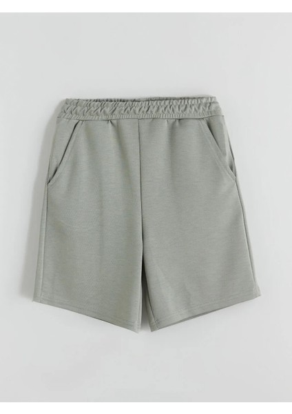 Lcw Kids Yeşil Basic Erkek Çocuk Tişört ve Şort 2'li fırsatları