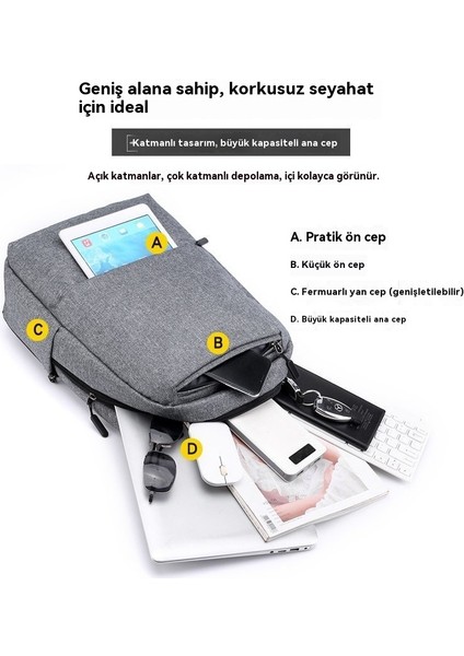 Rahat Öğrenci Okul Çantaları Çeşitli Sırt Çantaları Erkek Iş Seyahat Depolama Bilgisayar Sırt Çantaları Rahat El (Yurt Dışından) fiyatları