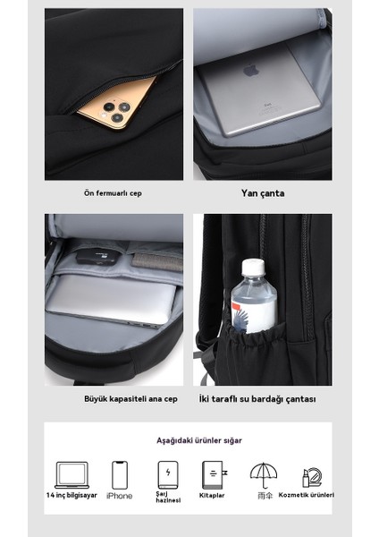 Büyük Kapasiteli Lise ve Üniversite Okul Çantaları Erkek Kız Sırt Çantası Su Geçirmez Sırt Çantası (Yurt Dışından) fırsatları