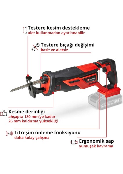 Einhell Te-Ap 18 Li Solo Kılıç Testere fiyatları