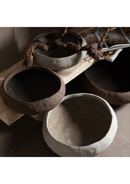 Earth Dekoratif Kase Kahve 43X39X15CM fırsatları