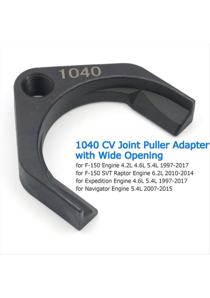 1040 Cv Çekme Adaptörü - 63MM Genişliğinde Açıklık Karbon Çelik Iç Aks Kaldırma Aracı (Yurt Dışından) modelleri