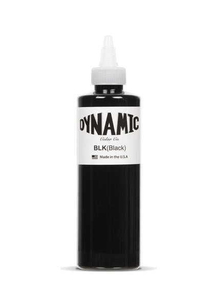 Dynamic black Tattoo Ink 8 oz (240 ML) – Profesyonel Siyah Dövme Boyası, Vegan & Made In Usa