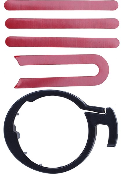 Scooter Ön Tüp Kök Katlama Paket Sigorta Çemberi Xiaomi Mijia M365 ve Ön Arka Tekerlek Lastiği Yansıtıcı Çıkartma (Yurt Dışından) fiyatları