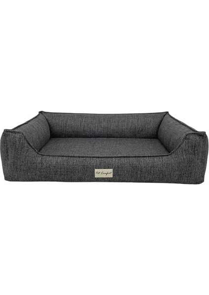 Delta Varius Koyu Gri Köpek Yatağı Xl 80X105CM