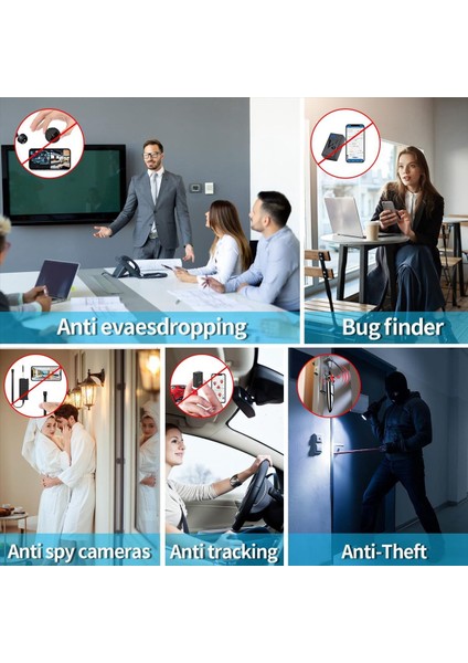 Dedektörleri Hata Kamera Bulucu Rf Sinyal Tarayıcı Gps Araç Tracker Dinleme Cihazları Kamera Dedektörleri (Yurt Dışından) fırsatları