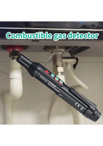 Mastfuyi FY8830 Taşınabilir Gaz Sızıntı Dedektörü Doğal Gaz Dedektörü Audible ve Görsel Alarm ile Yanan Gaz Dedektörü (Yurt Dışından) fiyatları