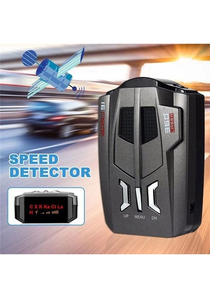 V9 Araba Radar Dedektörü Ingilizce Rus Insan Sesli Araç Aracı Hız Uyarısı Uyarı Hız Kontrolü x K Ka Band (Yurt Dışından) fırsatları