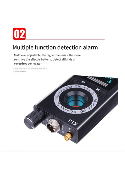 Dedektörü Kızılötesi Lazer Taraması Gelişmiş Hata ve Dedektörü Anti-Gps Konum Sinyali (Yurt Dışından) modelleri