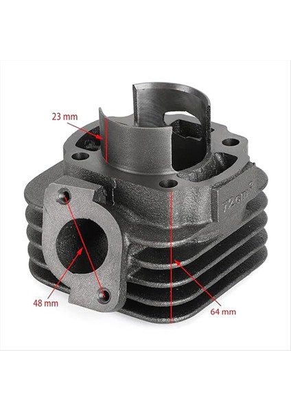 Yamaha Minarelli Yatay Tip 70CC Motor Için 47MM Silindir Piston Büyük Delik Kiti (Yurt Dışından) modelleri