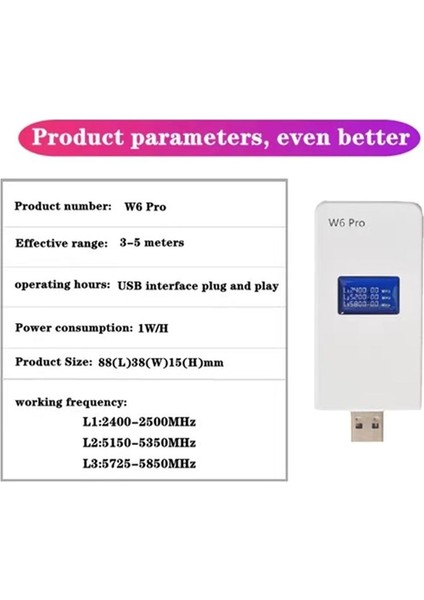 Wifi Sinyal Engelleyici 2 4g 5 8g Sinyal Izolatör Cihazı Arabası Anti Izleme ve Kablosuz Kamera Taşınabilir USB Dedektörü (Yurt Dışından) modelleri