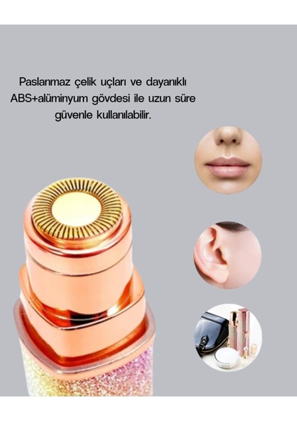 Buğz Mini Yüz ve Kaş Epilatörü – 8000 Rpm Güçlü Motor ve Paslanmaz Çelik Başlık fırsatları