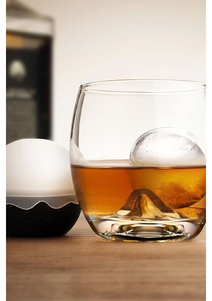 Büyük Silikon Buz Kalıbı, Tekli Top, Siyah Küre Buz Kalıbı Uzun Süre Erimez modelleri